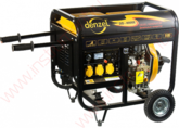 Генератор дизельный DD4000Е, 3 кВт, 220В/50Гц, 12.5 л, электростартер// DENZEL 