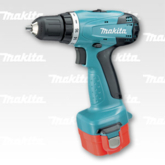 Makita Аккумулят дрель 6271 DWAE (12В, 2ак*2Ач NiCd, БЗП-10мм, 0-400/1300об/мин, 30/18Нм,1.5кг, чем)