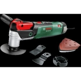 BOSCH 0.603.100.620 Многофункцион. инструмент PMF 250 CES (250Вт, 4насадки, шлифпласт, доп рук, чем)