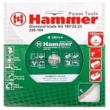 Диск алм. HAMMER 206-104 DB SG 180*22 сегментный