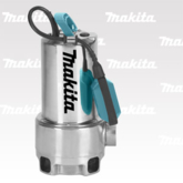 Makita PF1110 Насос погружной дренажный (1100Вт, 250л/м, Dчастиц-35мм, гл 5м, нап 10м, 6,7кг) нерж