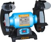 STURM Станок точильный BG-6020 P (600Вт, круги 200мм, лампа) проф серия